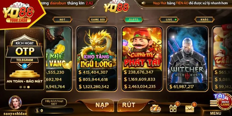 Quy trình tham gia ván Nổ Hũ cổng game Yo88